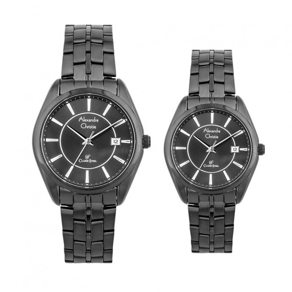 Alexandre Christie AC 8578 Full Black Couple